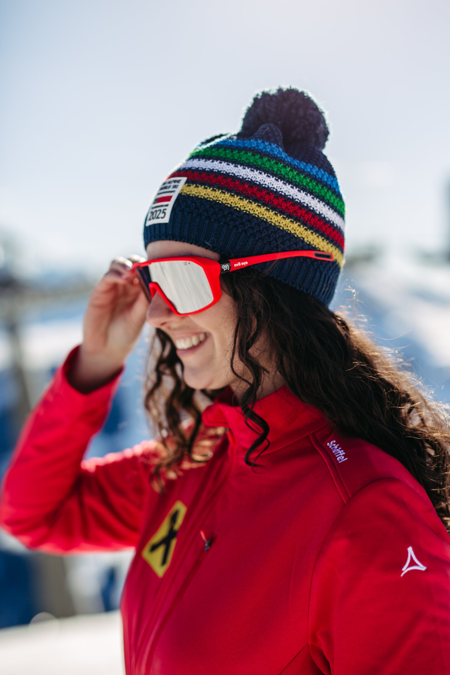 Offizielle WM Saalbach 2025 Fleecejacke – Team Uniform